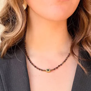 Collier pierre naturelle quartz rose clair Bijoux Lyon