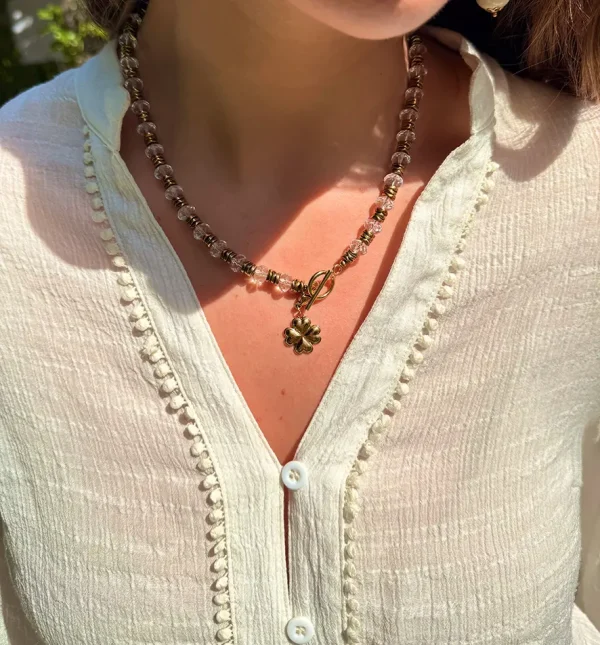 collier-perles-cristal-charm-trefle-bijoux-lyon